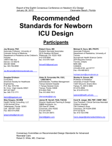 Recommended Standards for Newborn ICU Design