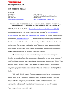 for immediate release - Zoom Imaging Solutions, Inc.