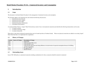 Unmetered Inventory and Consumption