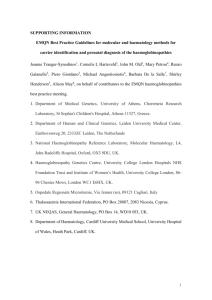 EMQN Best Practice Guidelines for molecular and
