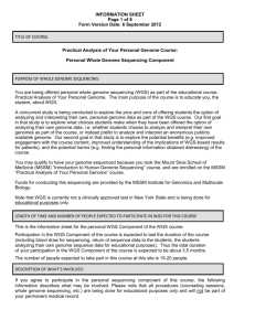 INFORMATION SHEET Page 1 of 8 Form Version Date: 6