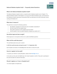 National Diabetes Inpatient Audit - Health & Social Care Information