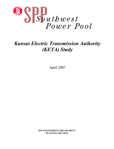 Kansas Electric Transmission Authority (KETA) Study