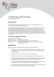 BFI Future Film Festival – submissions form