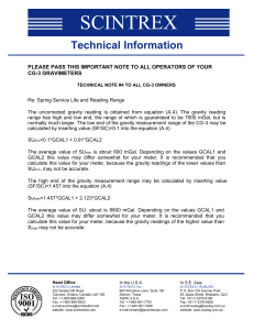 CG-3 Technical Note 4