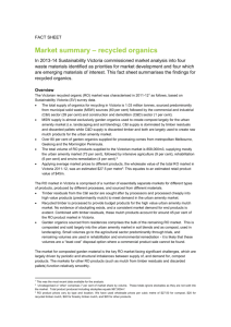 Document | DOC | 220KB Organics market analysis summary Word