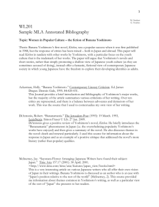 WL 201 sample annotated bibliography