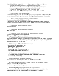 Study Guide questions for ch