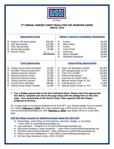 5TH ANNUAL MARINE CORPS TRIALS FOR THE WARRIOR