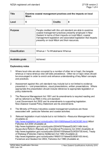 27136 Critique coastal management and their effects on