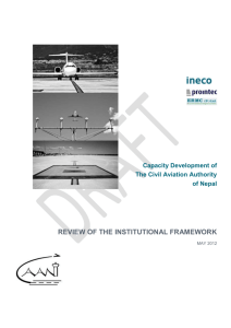 REVIEW OF THE INSTITUTIONAL FRAMEWORK(Capacity