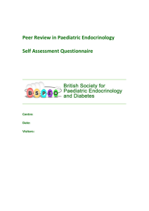 Appendix II - British Society for Paediatric Endocrinology and Diabetes