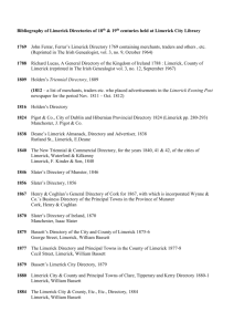 Bibliography of Limerick Trade Directories
