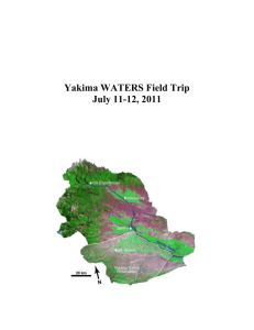 Yakima River Basin Field Trip - Central Washington University