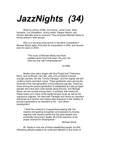 JazzNights 34, Michael Weiss, David Wong, Willie Jones, III, 9/26/2009