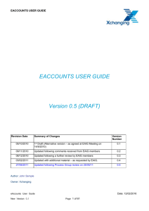 eAccounts User Guide - London Market Group