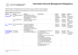 6 Organization Of Information Security