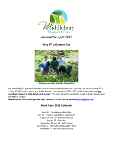 April 2015 - Middlebury