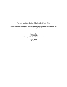 Causes of Changing Earnings Inequality in Costa Rica in the