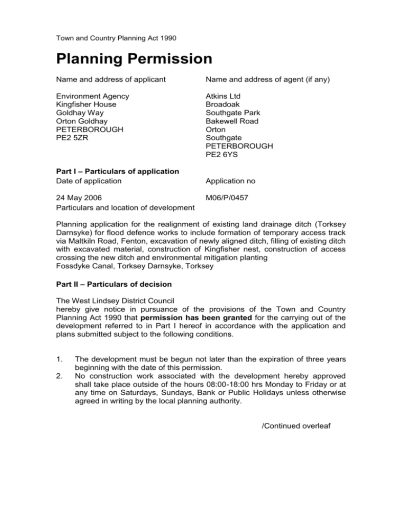 planning permission for running a business from home