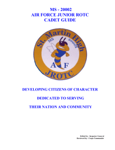 Cadet Guide - Jackson County School District