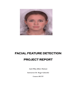 FACIAL FEATURE DETECTION PROJECT REPORT