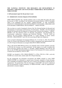 self-assessment report and institutional development plan