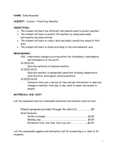 Weather Bear - Science A 2 Z