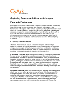 Capturing Panoramic & Composite Images (CYARK)