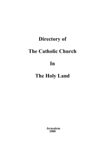 Annuario_2008_aggiornato - The Catholic Church Of The Holy