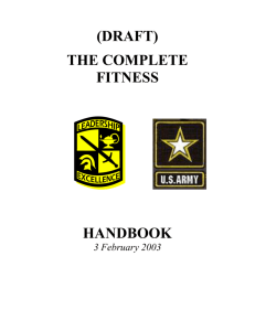 The Complete Fitness Handbook