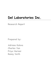 Del Laboratories Inc