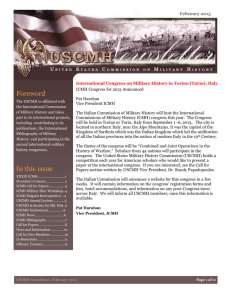 USCMH Newsletter February 2013