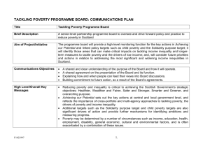 communications plan - Employability in Scotland