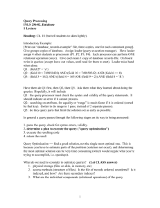 QUERY-PROCESSING