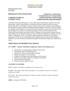 Architectural Drawing and Design - GADOE Georgia Department of