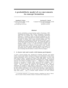 2 The probability model - Machine Perception Laboratory