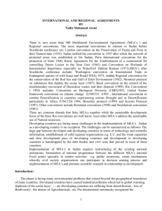 Paper (17) International and Regional Agreements- Nadir