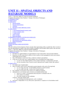 Spatial databases 2