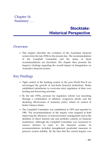 Financial System Inquiry (Wallis Report)
