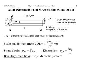 Chapter 11 - Stress, Strain and Deformation in Solids