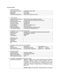 Curriculum Vitae General information Title, name and surname: Dr