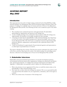 Appendix B Scoping Report