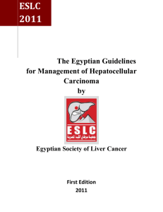 Egyptain HCC Guidelines