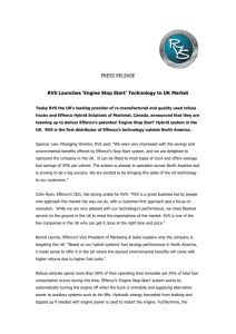 RVS Launches `Engine Stop Start` Technology to UK