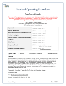 Paraformaldehyde Monophosphate Buffer