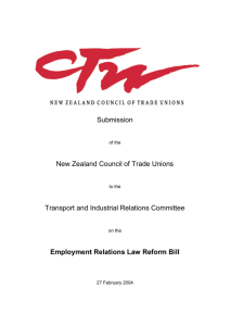 MS Word 181k - New Zealand Council of Trade Unions