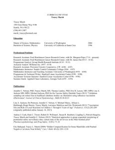 CV/Resume () - University of Washington Student Web Server
