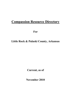 Little Rock Compassion Resources - Arkansas Commission | Child