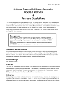 House Rules - St. George Tower & Grill